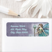 フェアリーファンタジーアート差出人住所ラベル ラベル (インサイチュ)
