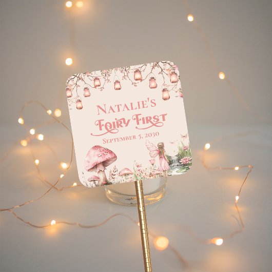 フェアリーファーストテーマガールズファーストパーティー スクエアシール