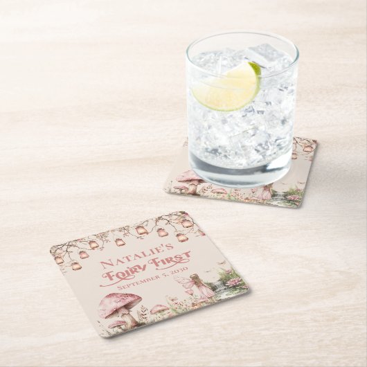 フェアリーファーストテーマガールズファーストパーティー スクエアペーパーコースター (インサイチュ)