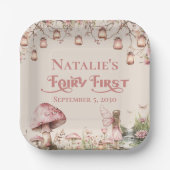 フェアリーファーストテーマガールズファーストパーティー ペーパープレート (正面)