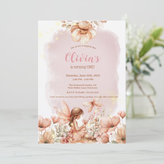 フェアリーファーストテーマガールズファーストパーティー 招待状 (スタンド正面)