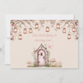 フェアリーファーストテーマガールズファーストパーティー 招待状 (裏面)