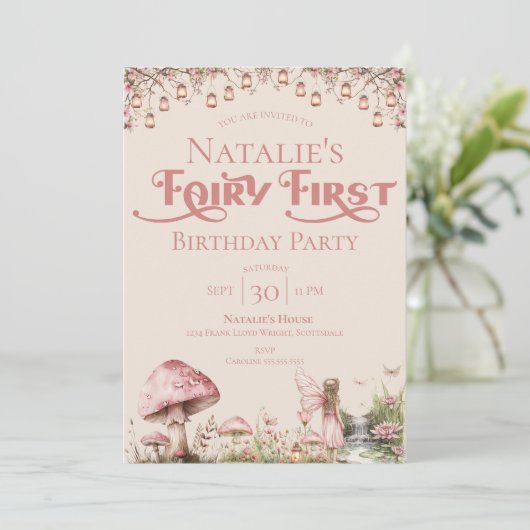 フェアリーファーストテーマガールズファーストパーティー 招待状 (スタンド正面)