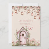 フェアリーファーストテーマガールズファーストパーティー 招待状 (裏面)