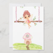 フェアリーファーストフェアリーランド&ガーデン誕生日招待状 招待状 (裏面)