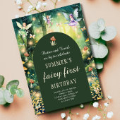 フェアリーファーストフラッターとトゥウィールガールの誕生日 招待状