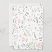 フェアリーファーストフローラガーデン誕生日招待状 招待状 (裏面)