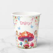 フェアリーファーストフローラガール1st誕生日パーティー 紙コップ (正面)