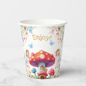 フェアリーファーストフローラガール1st誕生日パーティー 紙コップ (正面)