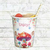 フェアリーファーストフローラガール1st誕生日パーティー 紙コップ