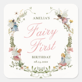 フェアリーファーストヴィンテージフローラ誕生日 スクエアシール