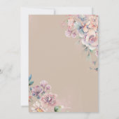 フェアリーファースト誕生日エンチャントガーデンパーティー 招待状 (裏面)