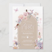 フェアリーファースト誕生日エンチャントガーデンパーティー 招待状 (正面)