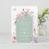 フェアリーファースト誕生日エンチャントガーデンパーティー 招待状 (スタンド正面)