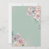 フェアリーファースト誕生日エンチャントガーデンパーティー 招待状 (裏面)