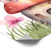 フェアリーファースト誕生日エンチャントフォレストウェルカム ポスター (角)