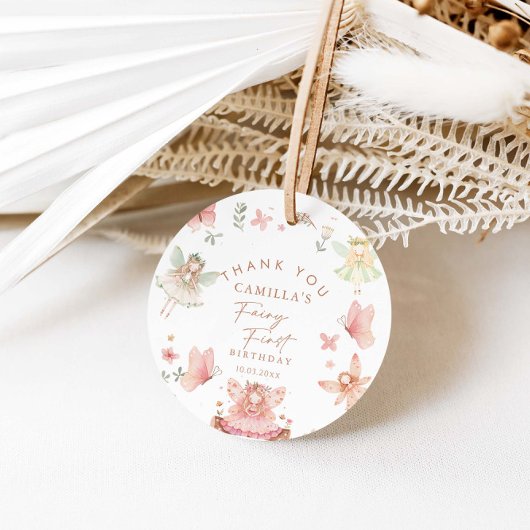 フェアリーファースト誕生日ガール フェイバータグ