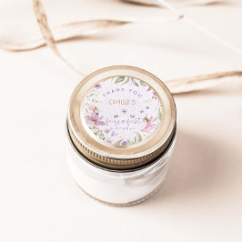 フェアリーファースト誕生日ガール ラウンドシール