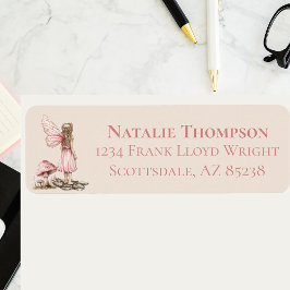 フェアリーファースト誕生日パーティーカスタム差出人住所 ラベル