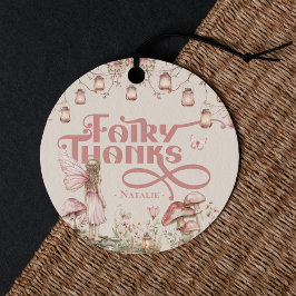 フェアリーファースト誕生日パーティーテーマカスタムサンキューユー フェイバータグ