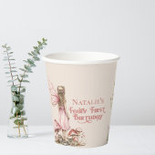 フェアリーファースト誕生日パーティー赤面ピンクパーソナライズされた 紙コップ