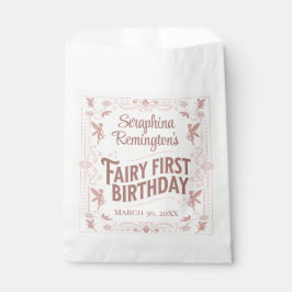 フェアリーファースト誕生日ピンクスウィートガールズデイパーティー フェイバーバッグ