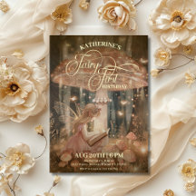 フェアリーファースト誕生日フォレストお洒落キノコ