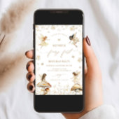 フェアリーファースト誕生日ボホ 招待状