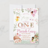 フェアリーファースト誕生日招待状 招待状 (正面)