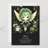 フェアリーファースト誕生日招待状 招待状 (正面)