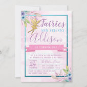 フェアリーファースト誕生日招待状 招待状 (正面)
