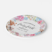 フェアリーファースト誕生日1歳の誕生日 ペーパープレート (アングル)