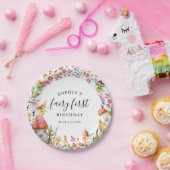 フェアリーファースト誕生日1歳の誕生日 ペーパープレート (パーティー)