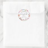 フェアリーファースト誕生日1歳の誕生日 ラウンドシール (バッグ)