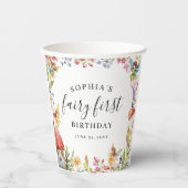 フェアリーファースト誕生日1歳の誕生日 紙コップ (正面)