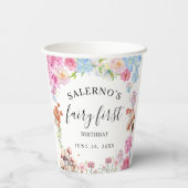 フェアリーファースト誕生日1stバースデーペーパーナプキン 紙コップ (裏面)