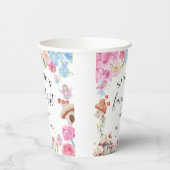 フェアリーファースト誕生日1stバースデーペーパーナプキン 紙コップ (左)