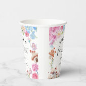 フェアリーファースト誕生日1stバースデーペーパーナプキン 紙コップ (右)