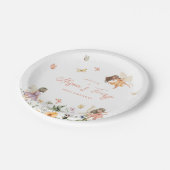 フェアリーファースト誕生日 ペーパープレート (アングル)