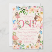 フェアリーファースト誕生日 招待状 (正面)