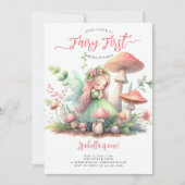 フェアリーファースト魔法のガーデンガールズ1st誕生日 招待状 (正面)