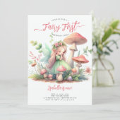 フェアリーファースト魔法のガーデンガールズ1st誕生日 招待状 (スタンド正面)