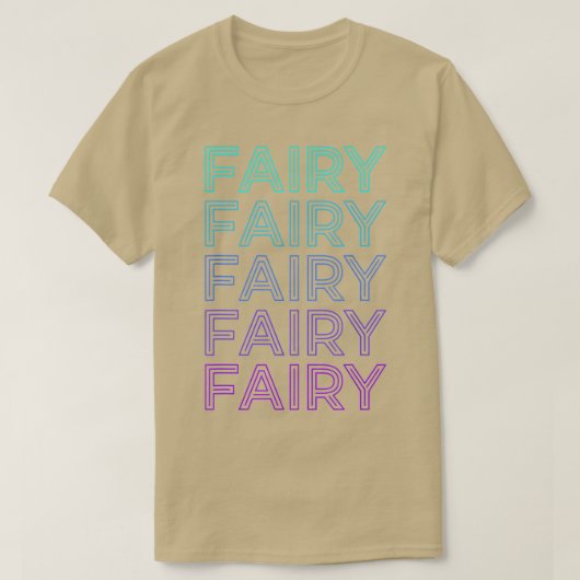 フェアリーフェアリーコアレトロ Tシャツ (デザイン正面)