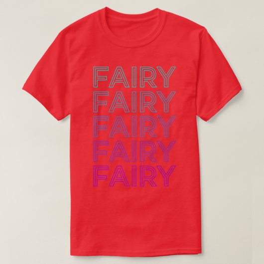 フェアリーフェアリーコアレトロ Tシャツ (デザイン正面)