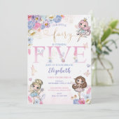 フェアリーフォレストガール誕生日マジカル 招待状 (スタンド正面)