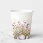 フェアリーフラワー誕生日紙カップ 紙コップ (裏面)