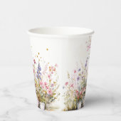 フェアリーフラワー誕生日紙カップ 紙コップ (右)