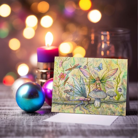 フェアリーフレンズカワイイファンタジーイラストレーション カード