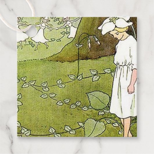 フェアリーフローラガーデンエンチャントフォレストガール誕生日 フェイバータグ (正面)