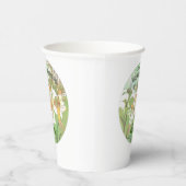 フェアリーフローラガーデンエンチャントフォレストガール誕生日 紙コップ (右)